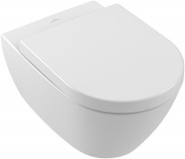 Pacchetto combinato costituito da: WC a cacciata sospeso DirectFlush 5614R0XX, Sedile altezza standard con QuickRelease e SoftClosing 9955C3XX